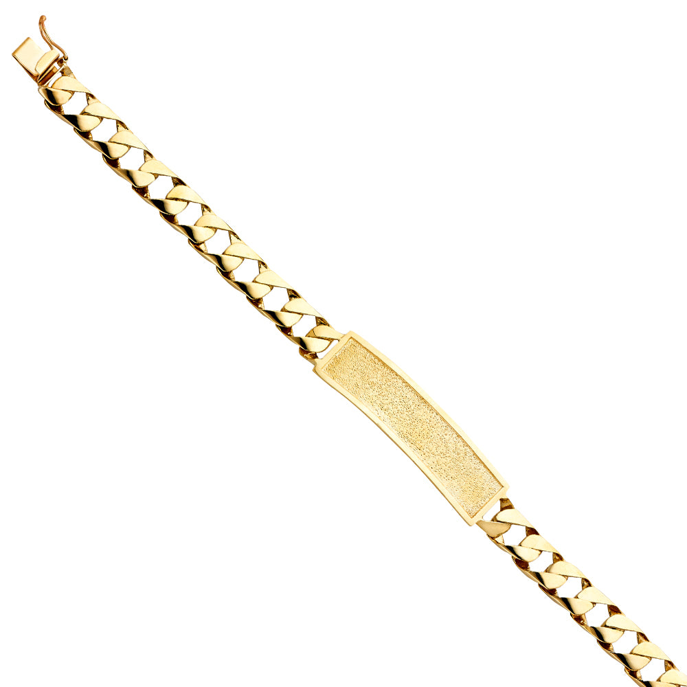 14 Karat Gold ID Bracelet 12mm