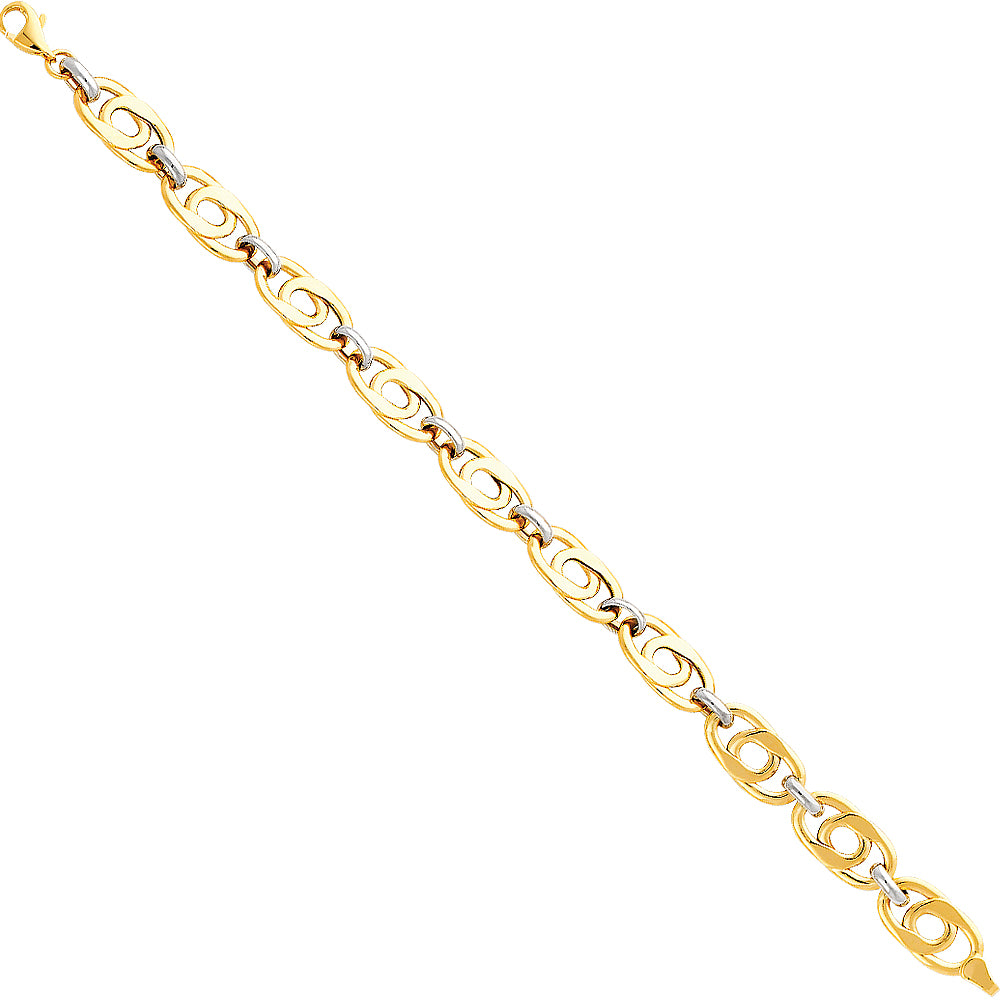 14 Karat Two-Tone Gold Bracelet