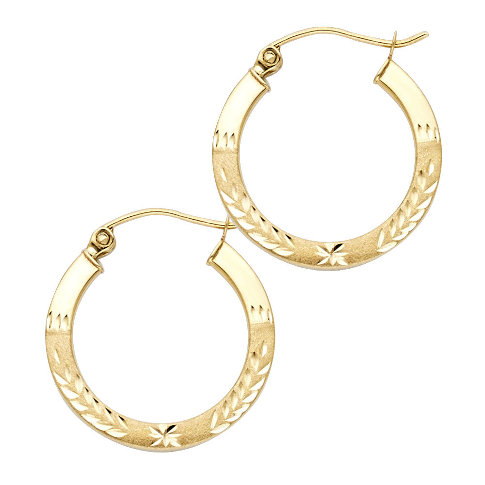 Hoop Earrings 14 Karat Gold