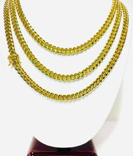 Load image into Gallery viewer, Miami cuban link chain 7mm 10 karat gold
