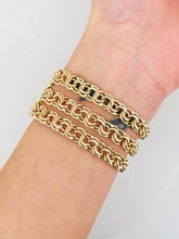 Load image into Gallery viewer, Chino link bracelet 10 karat gold 9.5 mm on ID
