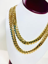 Load image into Gallery viewer, Miami Cuban Chain Necklace 11 mm 10K Yellow Gold
