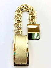 Load image into Gallery viewer, Chino link bracelet 30 mm ID box 10 karat gold
