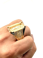 Load image into Gallery viewer, Saint Jude custom ring 14 karat gold

