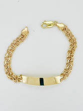 Load image into Gallery viewer, Chino link 10 karat gold  bracelet ID 8 mm 8&quot;
