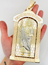 Load image into Gallery viewer, Saint Jude pendant custom made 10 karat gold

