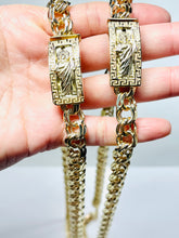 Load image into Gallery viewer, Chino link chain 11 mm 10 karat gold with Saint Judas
