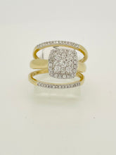 Load image into Gallery viewer, 10 karat wedding rings and bands diamond 0.5 CT
