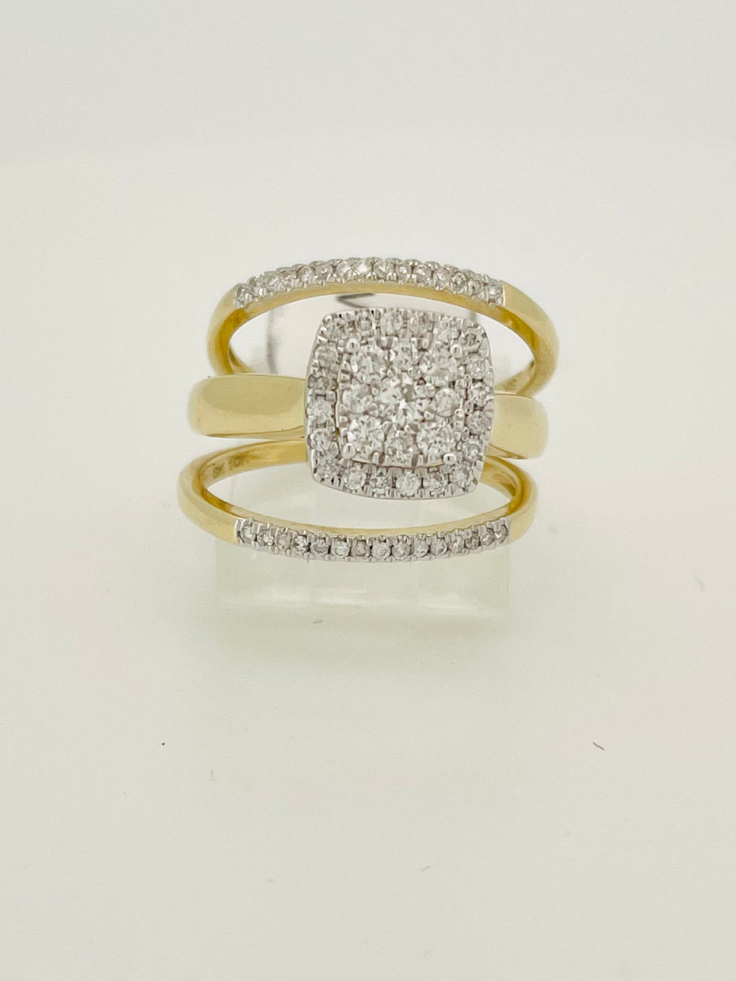 10 karat wedding rings and bands diamond 0.5 CT