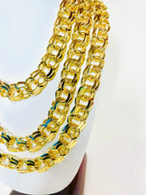 Load image into Gallery viewer, Chino link chain 10 karat gold 12 mm
