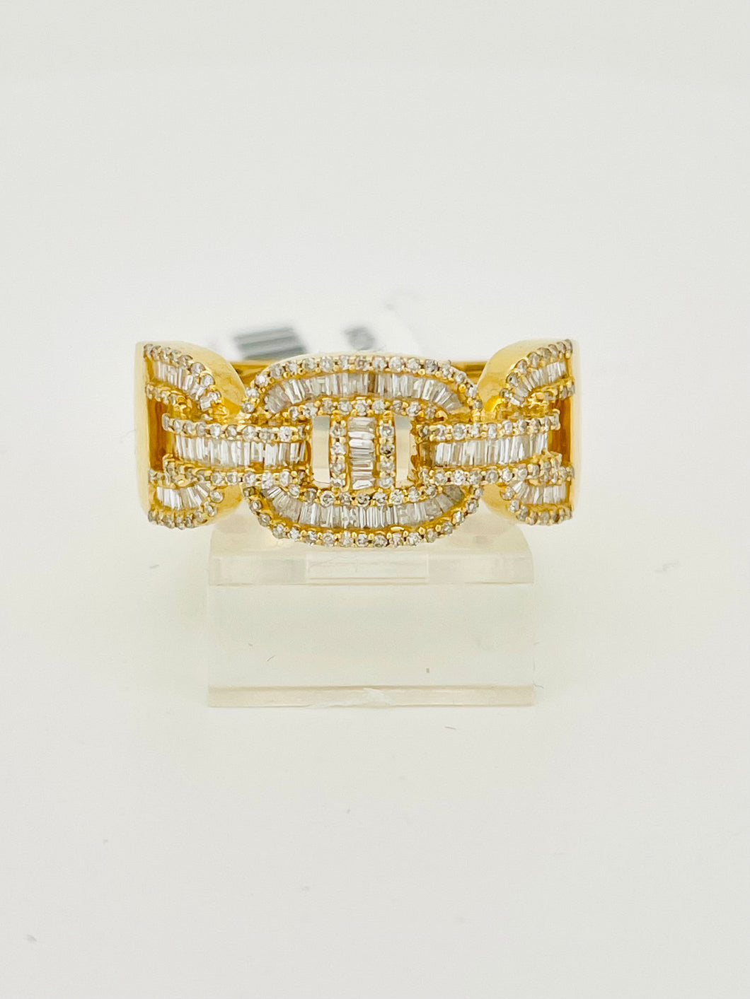14 karat gold diamond ring unisex 0.65 CT