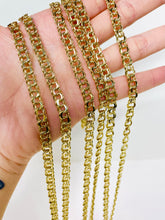 Load image into Gallery viewer, Chino link chain 6 mm 10 karat gold
