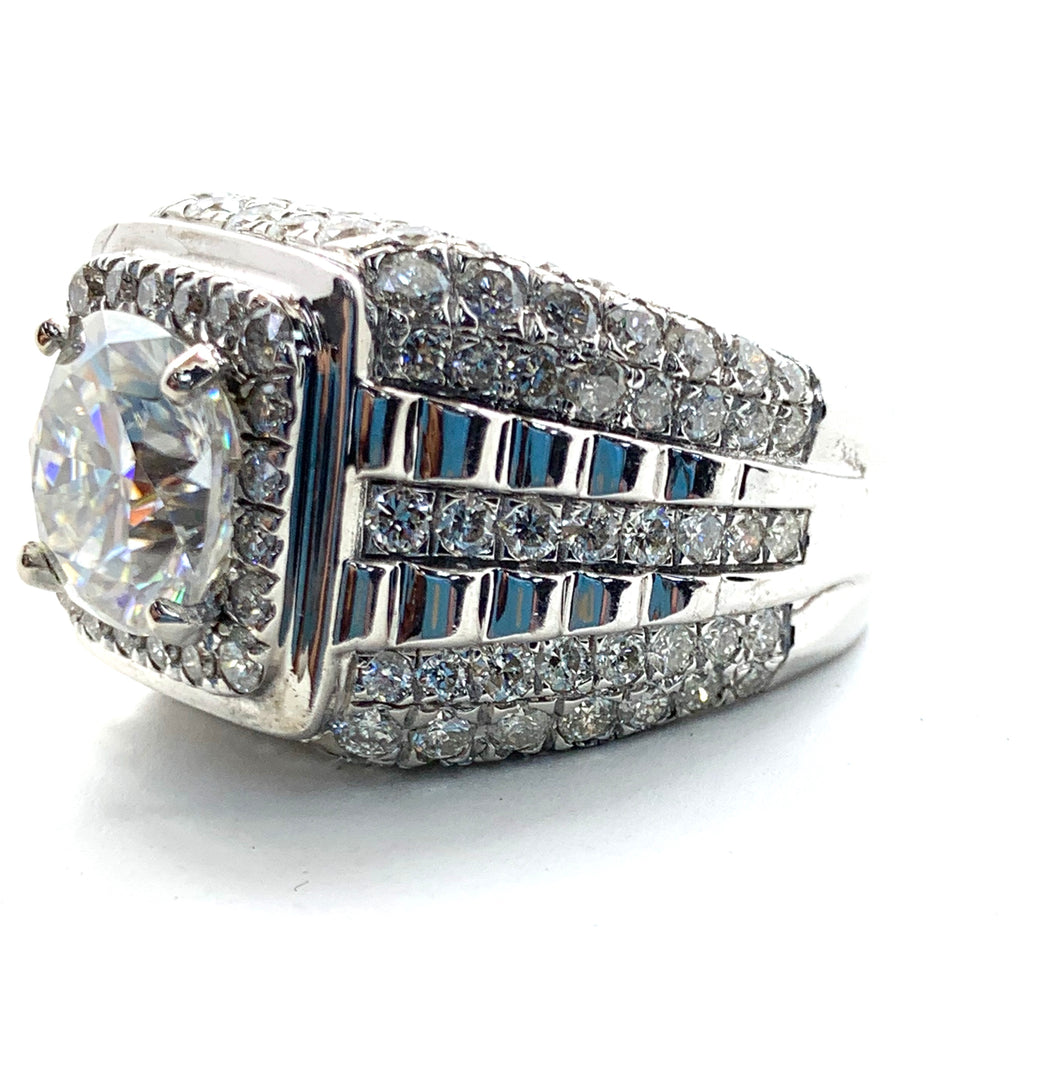14 k Diamonds custom made ring