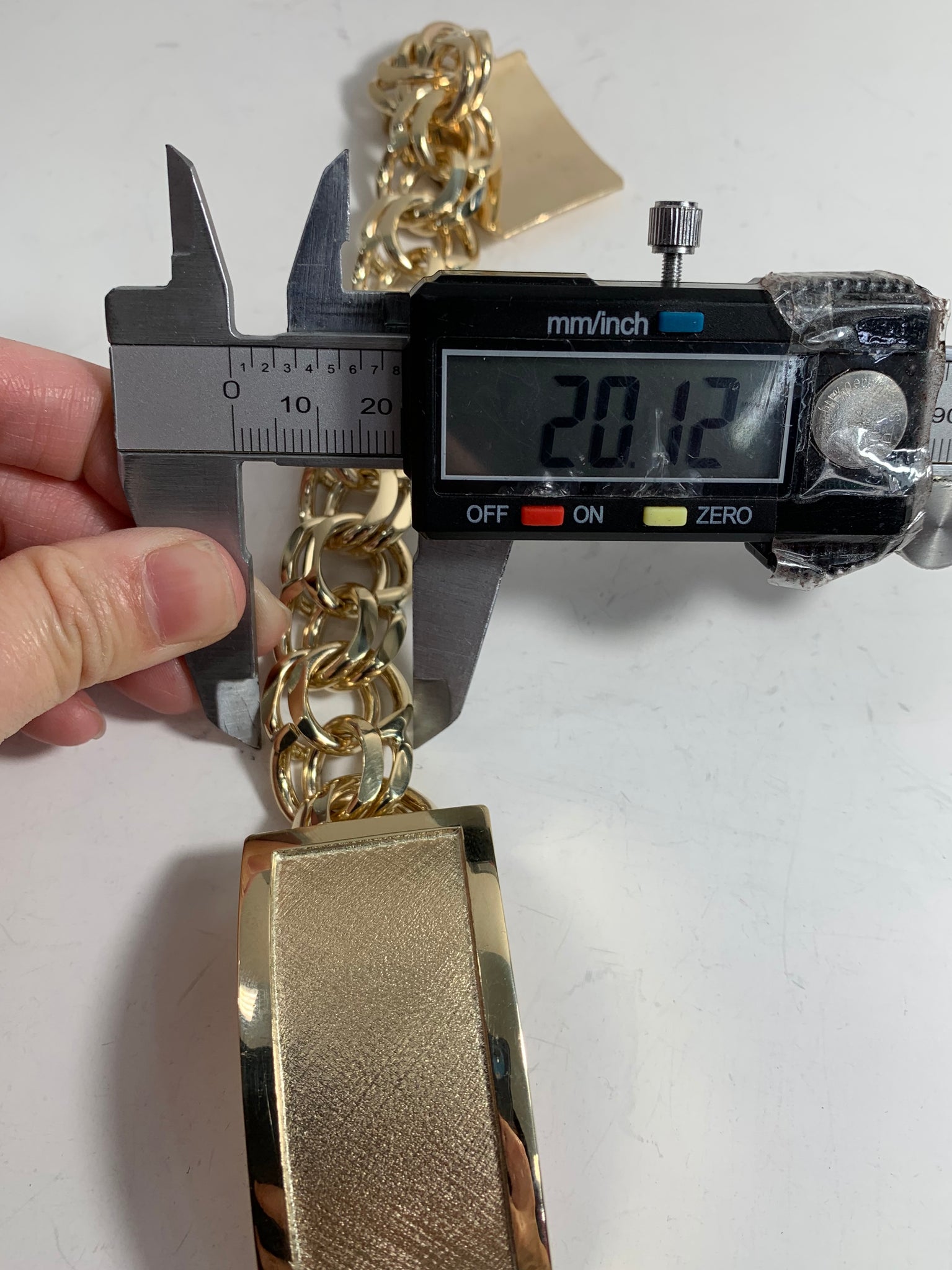 Chino link bracelet 30 mm ID box 10 karat gold – Samiejewelers
